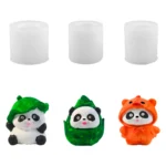 Create Unique 3D Panda Candles and Resin Crafts with This Easy Kit