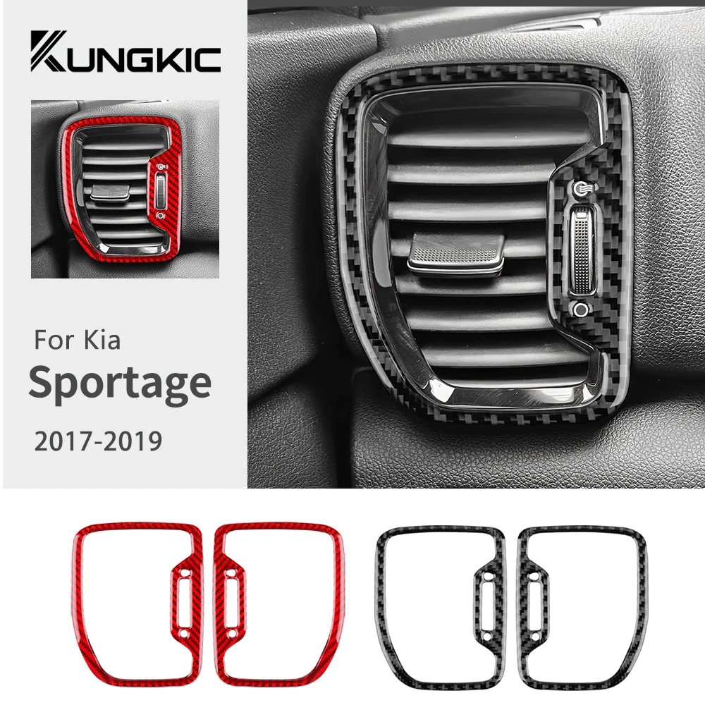 Enhance Your Kia Sportage Interior with Durable Carbon Fiber Trim Accessories