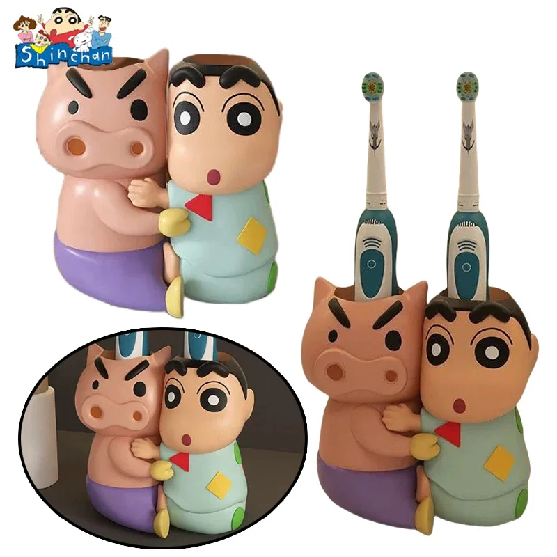 Organize Your Bathroom with a Stylish and Functional Shin-chan Toothbrush Holder