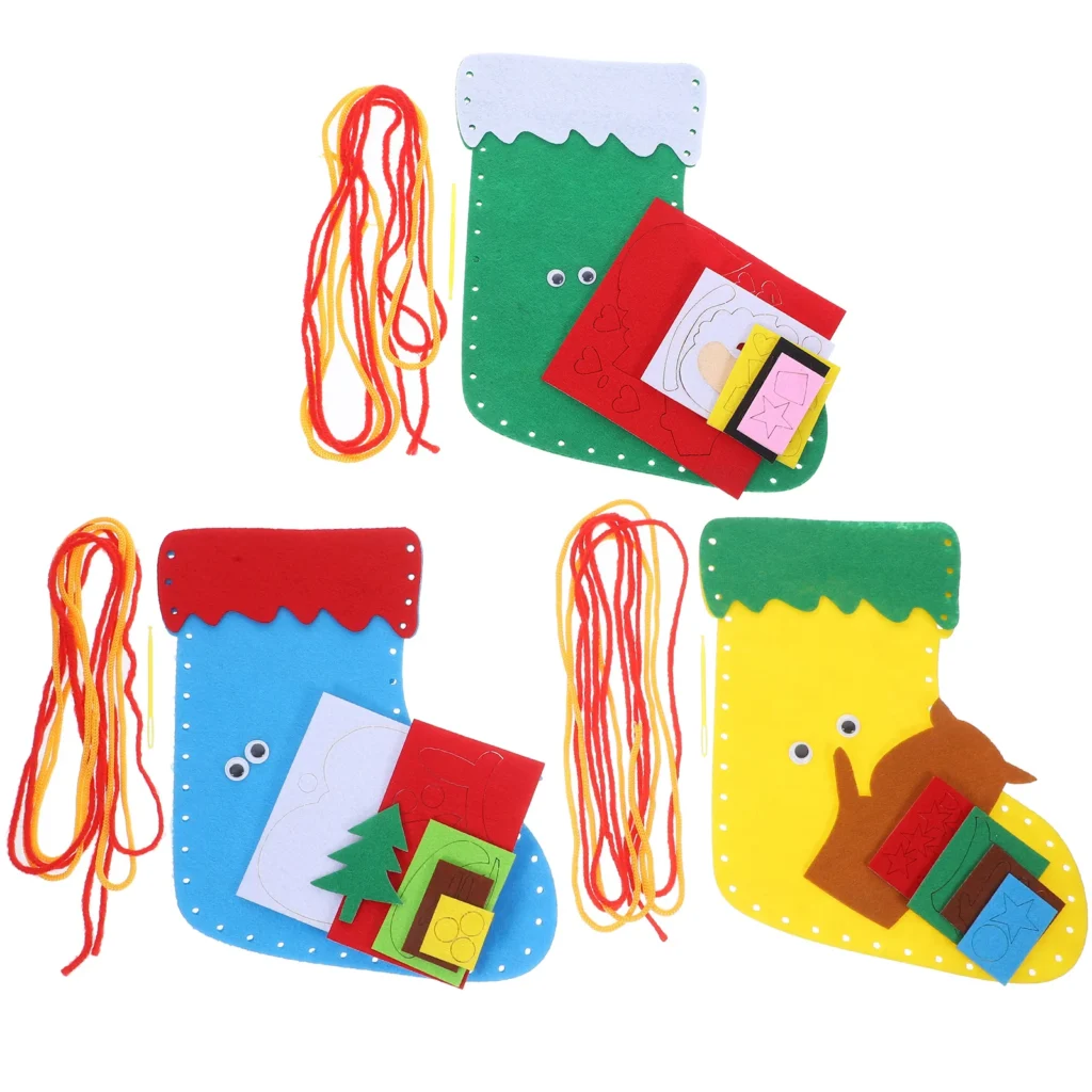 Create Personalized Holiday Stockings Easily with This Fun DIY Craft Kit for Kids
