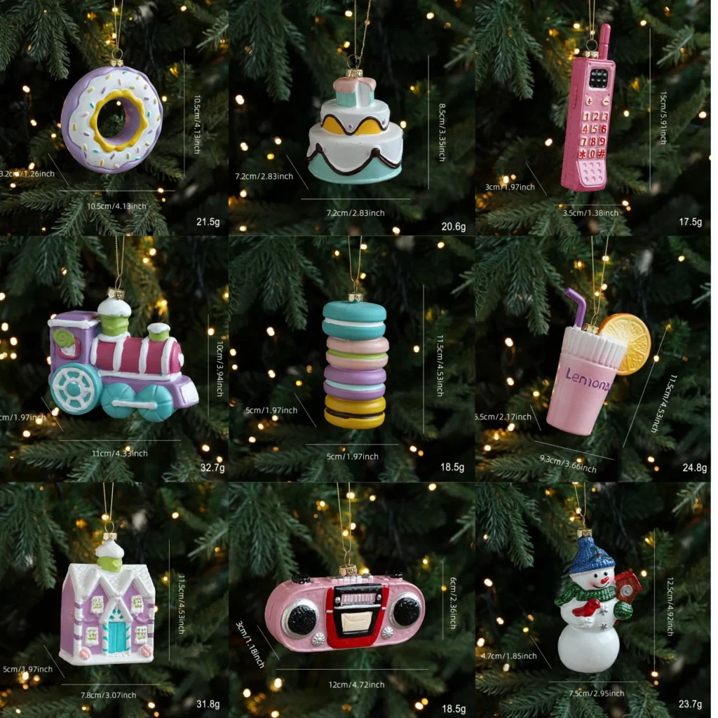 Unique Snowman Ornament for Festive Holiday Decor and Party Charm