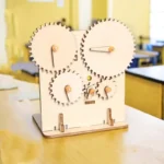 Explore STEM Skills with This Engaging 3D Wooden Gear Puzzle for Kids