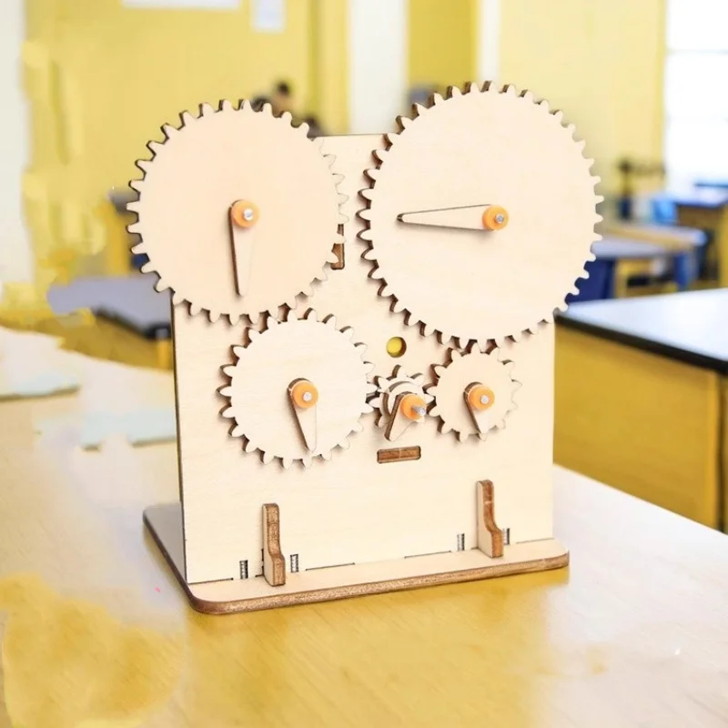Explore STEM Skills with This Engaging 3D Wooden Gear Puzzle for Kids