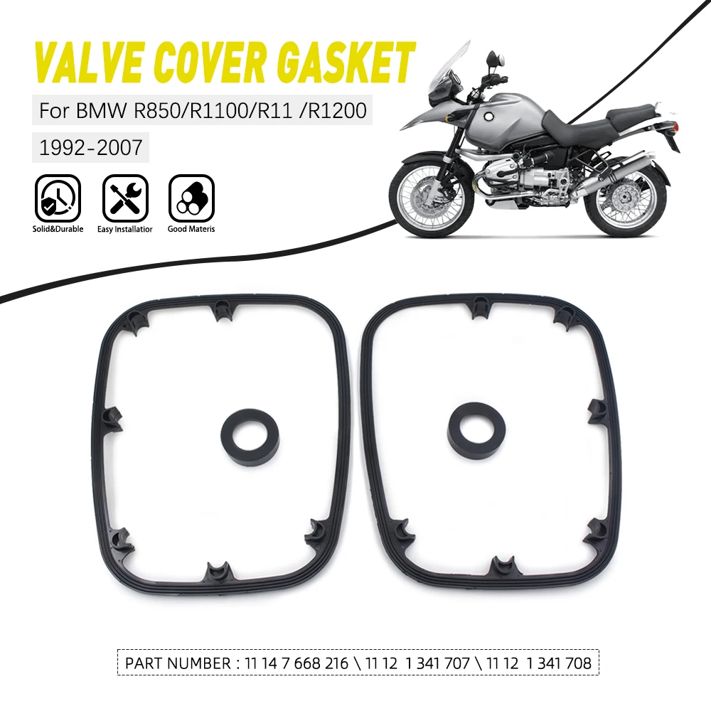 Top Valve Cover and Cylinder Head Gaskets for BMW R-Series Motorcycles Reviewed