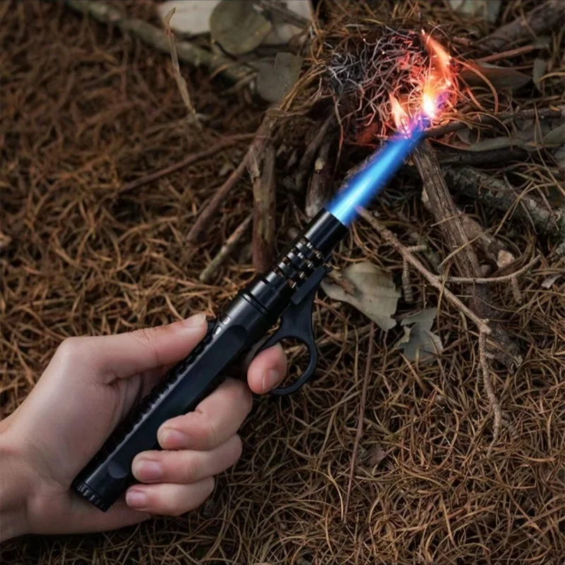 Reliable Portable Jet Flame Lighter for Outdoor Camping and Barbecue Use