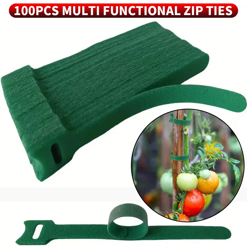 Durable Multipurpose Garden Ties for Secure Plant Support and Home Use