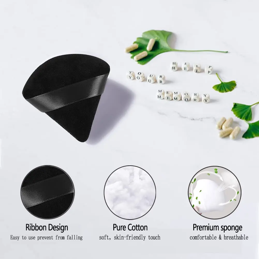 In-Depth Review & Buyer Guide: Triangular Beauty Sponge with Ribbon Loop for Christmas Party Glam – Detail Blending for Eyes, Nose & Full Face Application – Product Review